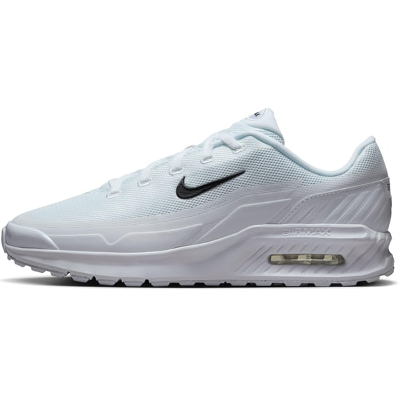 Nike Air Max Bia Mens Laced Shoes, White/Black-Wolf Grey, 8