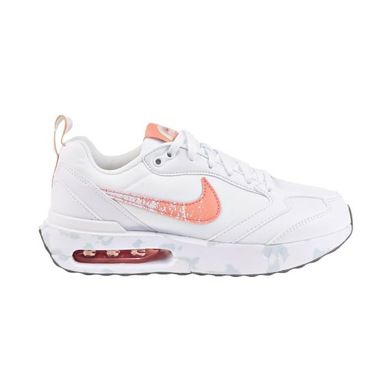 Nike Air Max Dawn Big Kids' Shoes Color: Black/Metallic Silver/Total Orange/Summit White Size: 7Y