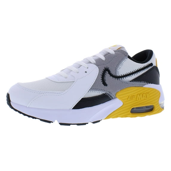 Nike Air Max Excee GS Boys Shoes Size 7, Color: White/Black/University Gold