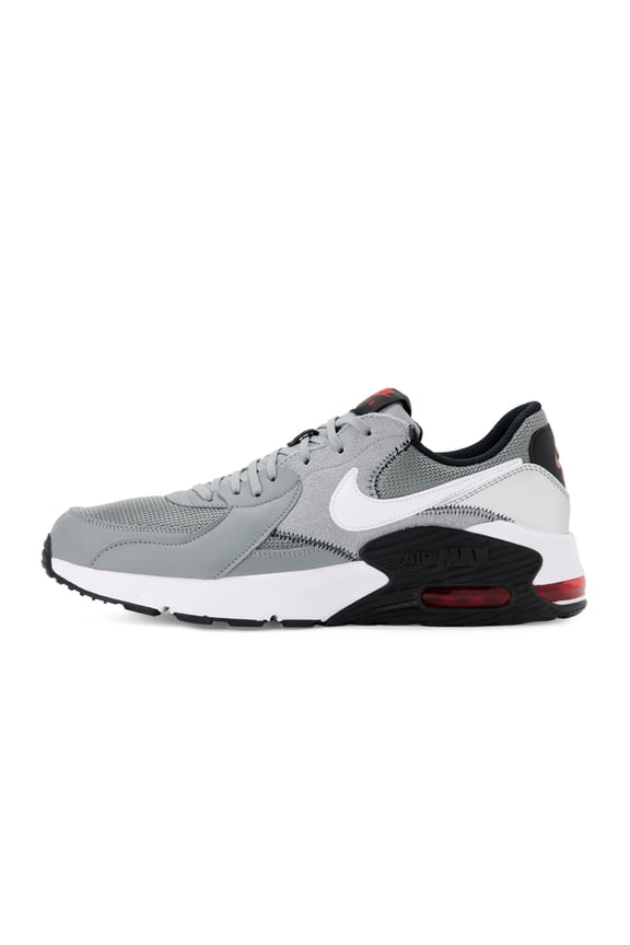 Men's Air Max Excee Athletic Shoes Particle Grey/White-Black-Red Size 9.5