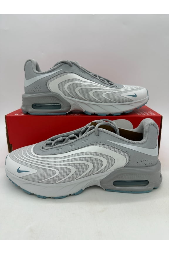 Air Max Fire Men's Size 11.5 Grey Blue Running Athletic Shoes IF2621 006