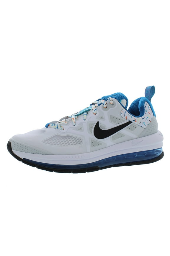 Air Max Genome Boys Shoes Size 4, Color: White/Aqua
