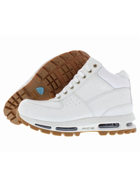 Air Max Goadome Boot Leather Unisex Shoes Size 9.5, Color: Summit White/Summit White
