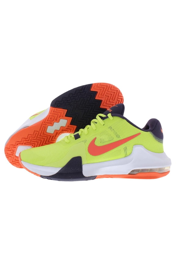 Air Max Impact 4 Unisex Shoes Size 9.5, Color: Light Lemon Twist/Light Wild Mango