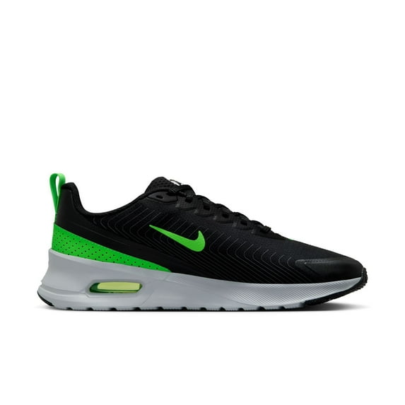 Nike Air Max Nuaxis Men's Running Shoes Color: Black Green Gray Size: 13