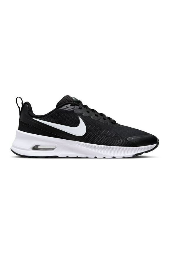 Air Max Nuaxis Men's Running Shoes Color: Black White Black Size: 10.5