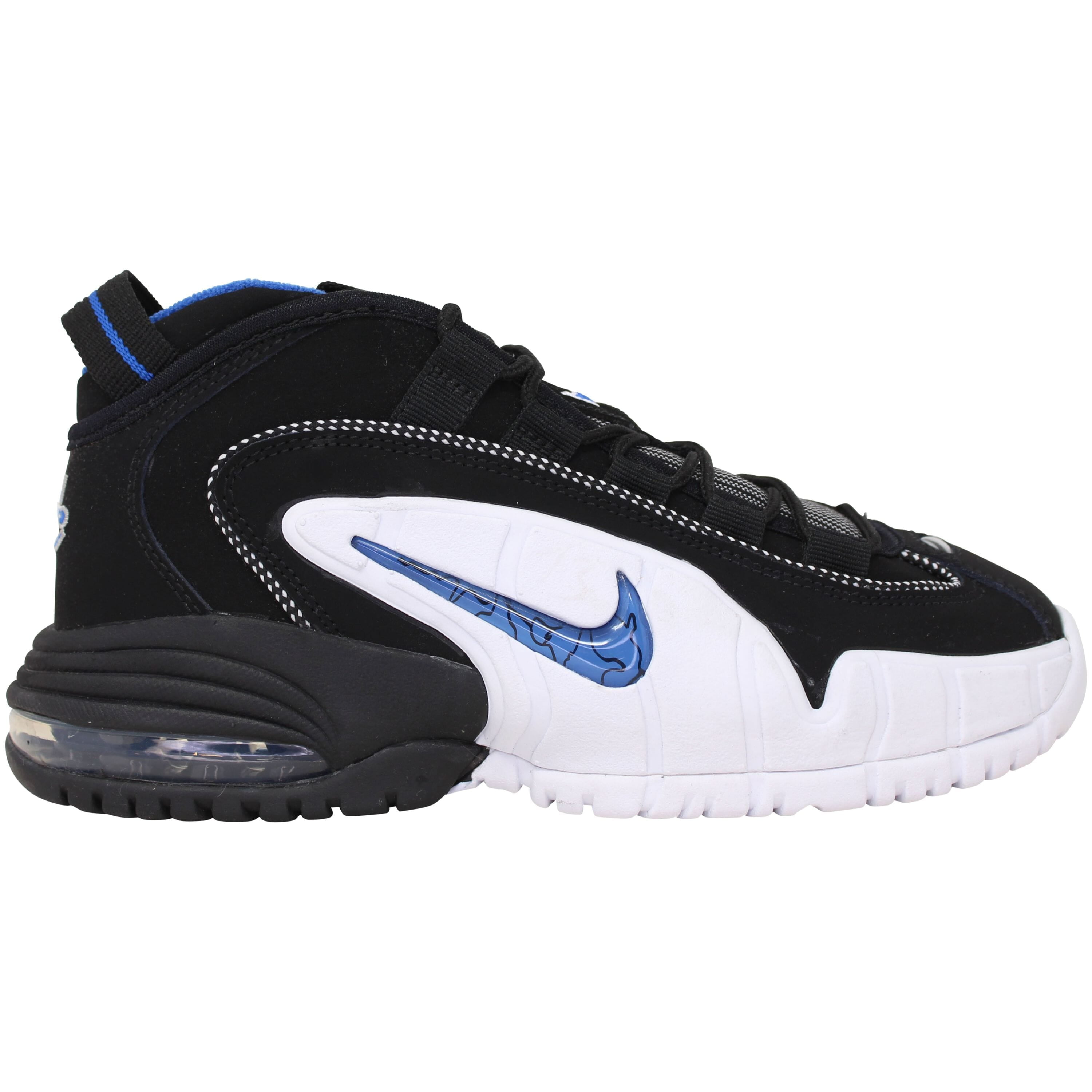 Nike Air Max Penny Black Varsity Royal White DQ7774 001 Grade School Size 4.5Y Medium Walmart