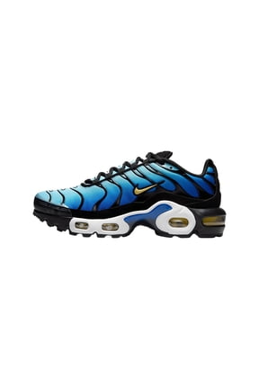 Air Max Plus Big Kids' Shoes (CD0609-032, Black/Sky Blue/Hyper Blue/Chamois) Size 5.5
