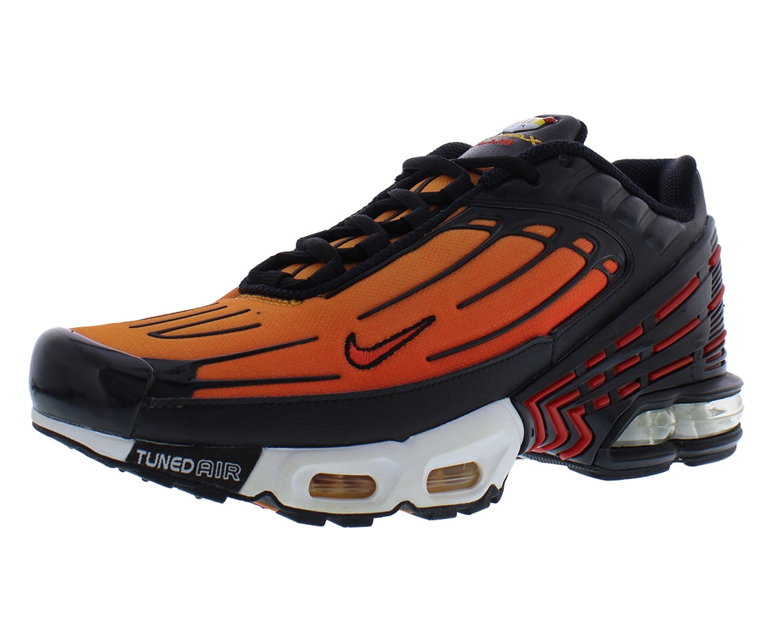 Nike Air Max Plus III Unisex Shoes Size 10, Color: Black/Pimento/Bright Ceramic