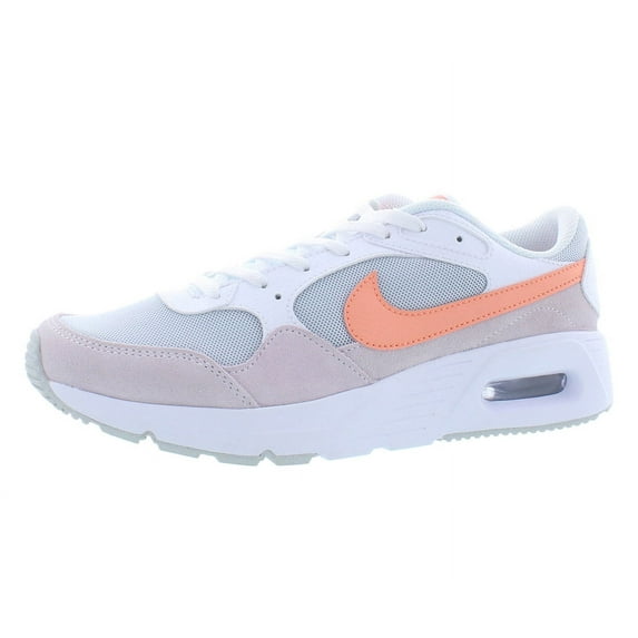 Nike Air Max Sc Girls Shoes Size 4, Color: White/Orange/Grey