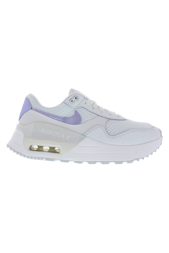 Air Max Systm Unisex Shoes Size 7, Color: Sail/Oxygen Purple/Phantom