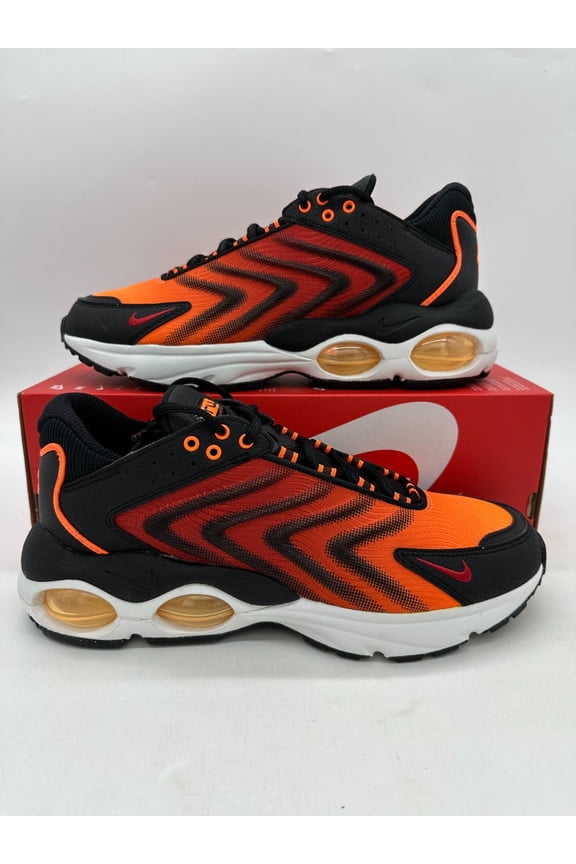 Air Max TW SE Men's Size 12 Orange Black Athletic Shoes FJ2590 001