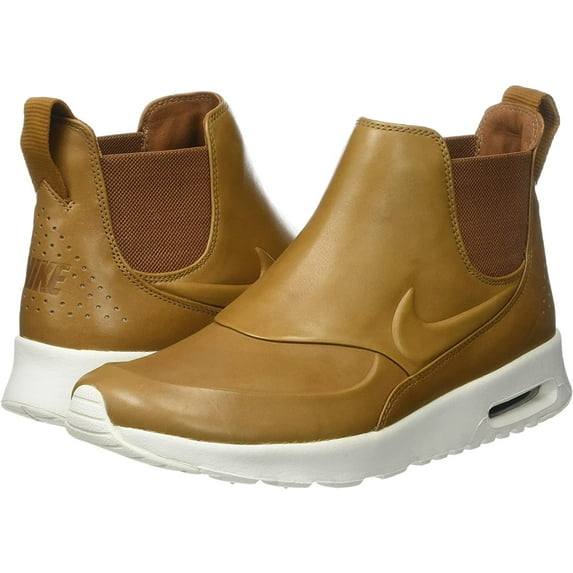Nike Air Max Thea Mid 859550-200 Women's 6.5 Brown Leather Chelsea Shoes HAM326