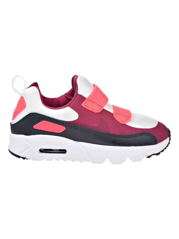 Air Max Tiny 90 (PS) Preschool Shoes White/Noble Red/Anthracite 881927-101 (13 M US)