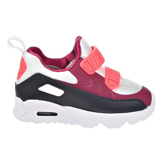 Nike Air Max Tiny 90 (TD) Toddler Shoes White/Noble Red/Anthracite 881924-101 (2 M US)