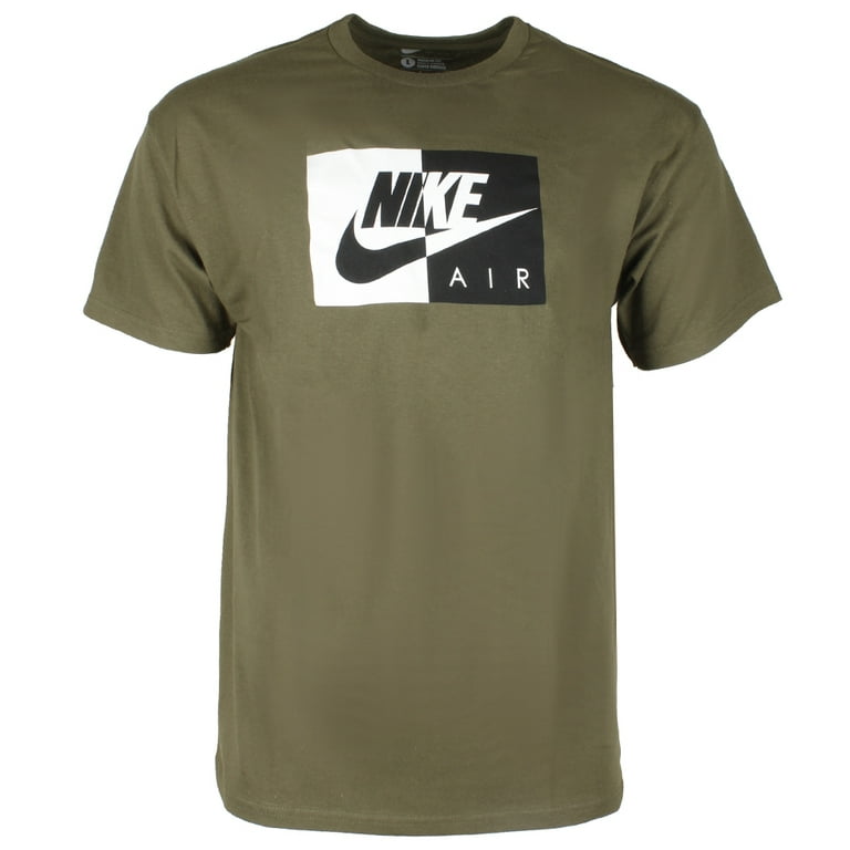 NIKE Tee / SHORT SETUP【men's S】 Nike Air Men's Athletic Short Sleeve Color Blocked Logo Gym
