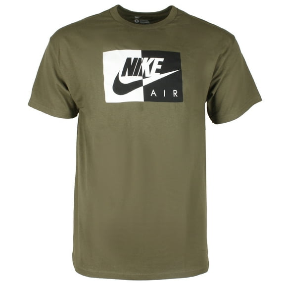 Nike Air Men's Athletic Short Sleeve Color Blocked Logo Gym Graphic T-Shirt