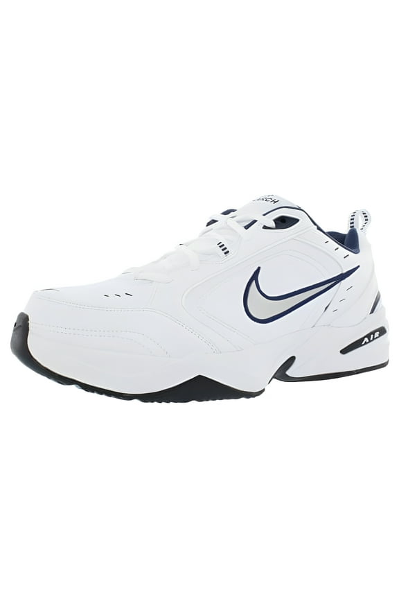 Air Monarch IV Men's Cross-Training Shoes Color: White Navy Size: 12 4E