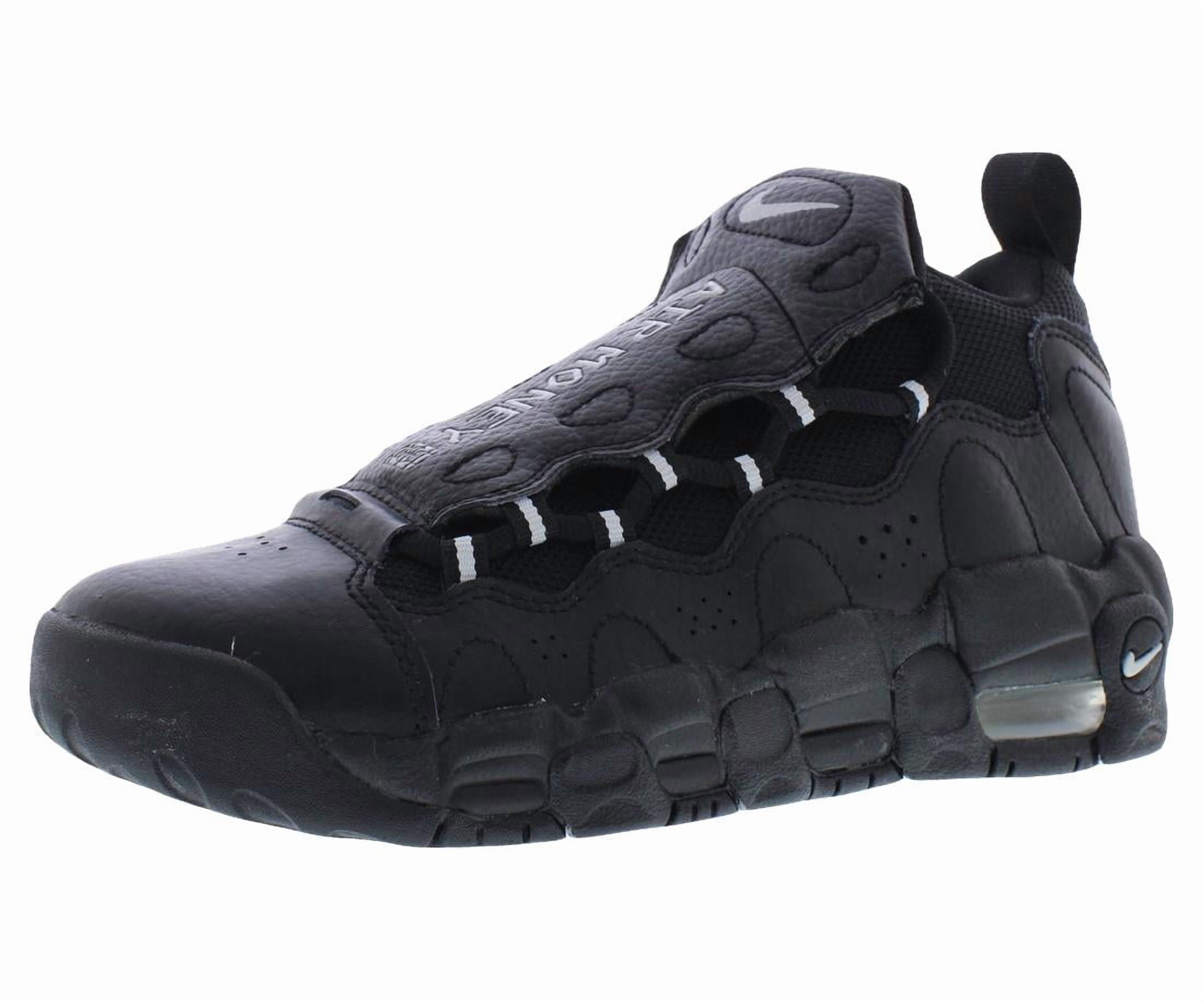 Nike Air More Money GS Boys Shoes Size 5, Color: Black/Metallic 