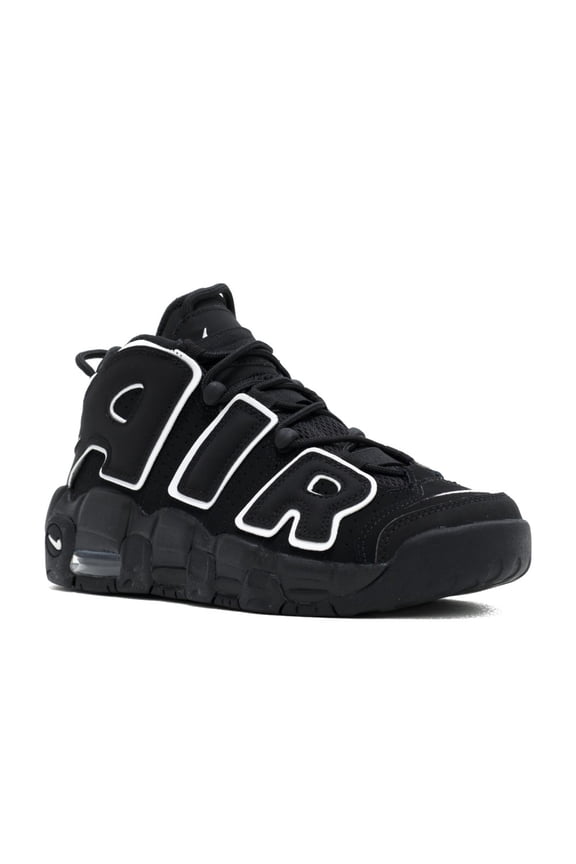 Air More Uptempo Black White Gs - 415082-002 - Size 4Y - Big Kids