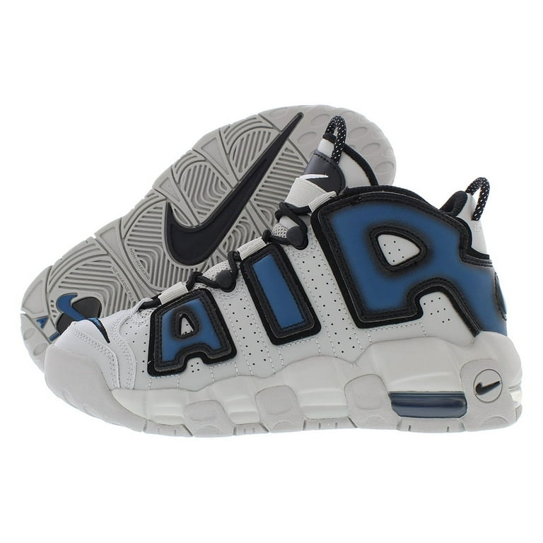 Nike Air More Uptempo GS Boys Basketball Shoes, Size 7, Grey