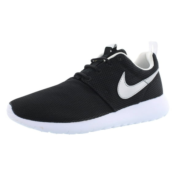 Nike Air Roshe One (GS) Big Kid's Shoes Black/Metallic Silver/White 599728-021 (5 M US)