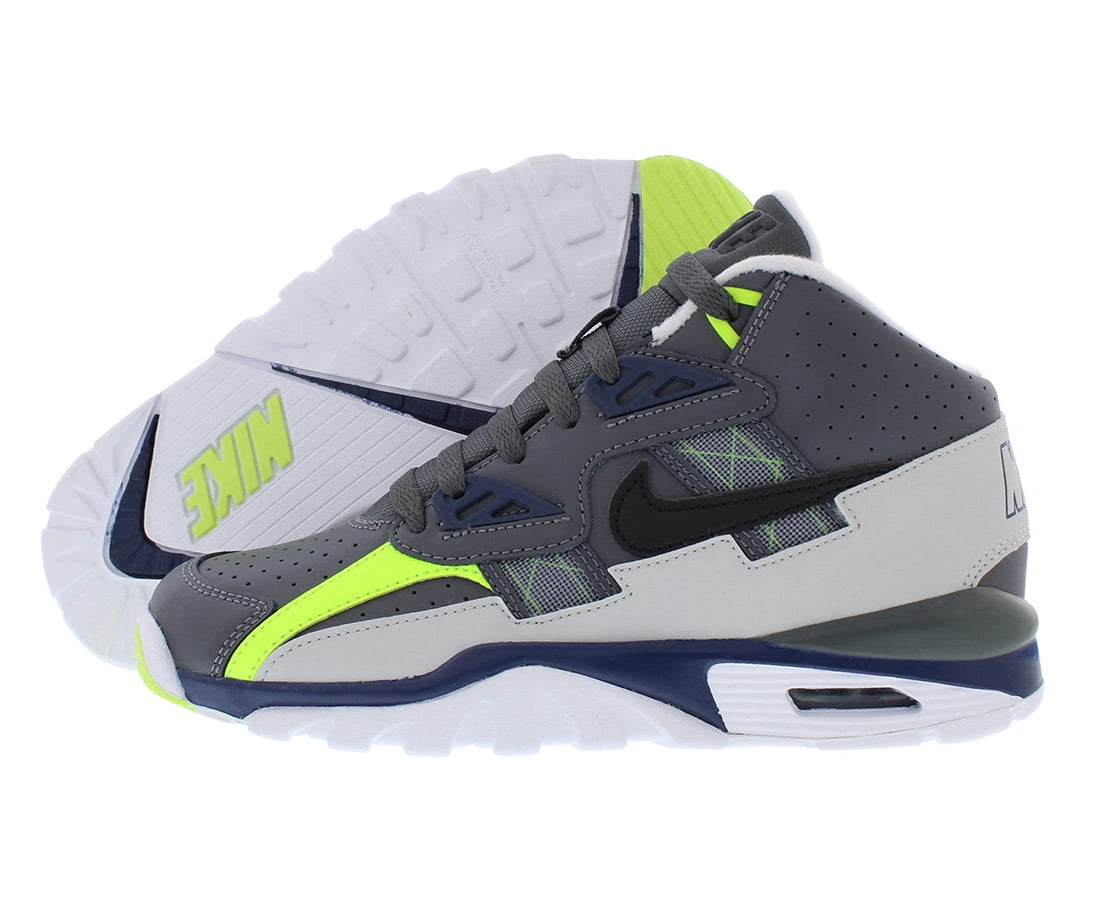 Nike Air Trainer Sc GS Boys Shoes Size 7 Color Grey Neon White Walmart