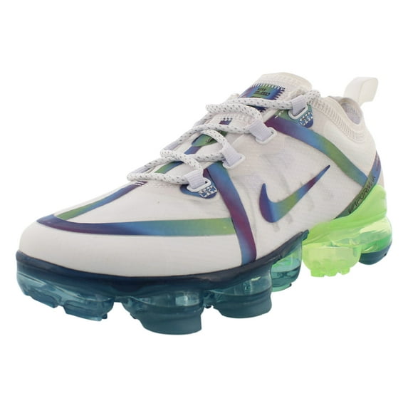 Nike Air Vapormax 2019 Girls Shoes Size 4, Color: Summit White/Multi-Color/White