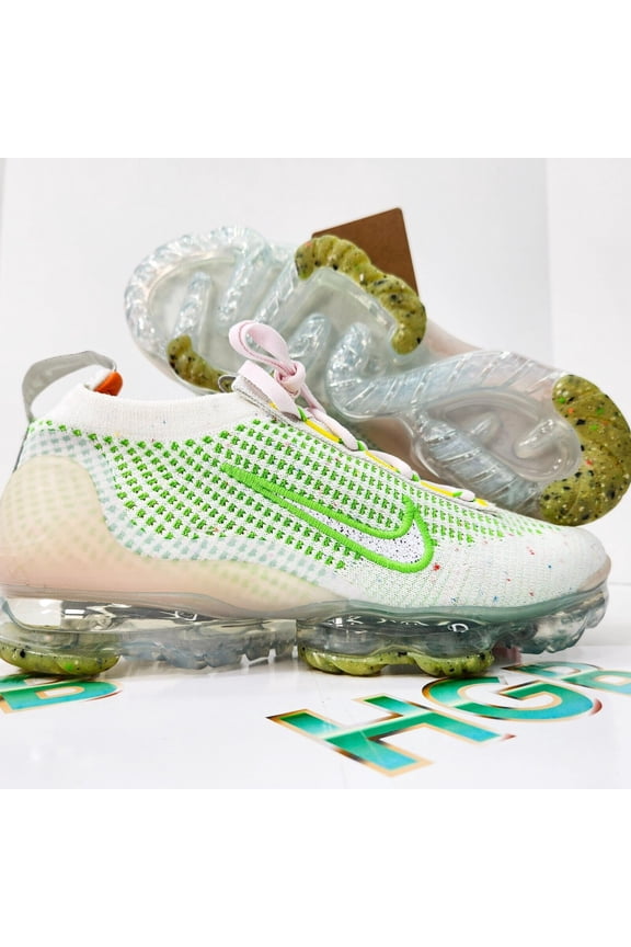 Air Vapormax 2021 FK White/White-Pearl Pink-Sail FD0871-100 Women's Size 7 Medium