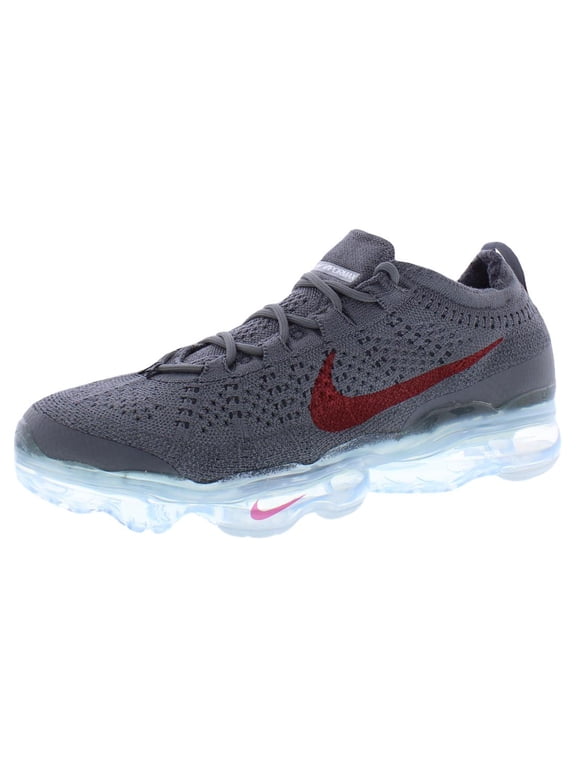 Air Vapormax 2023 Flyknit Unisex Shoes Size 8.5, Color: Dark Grey/Gym Red/Cool Grey