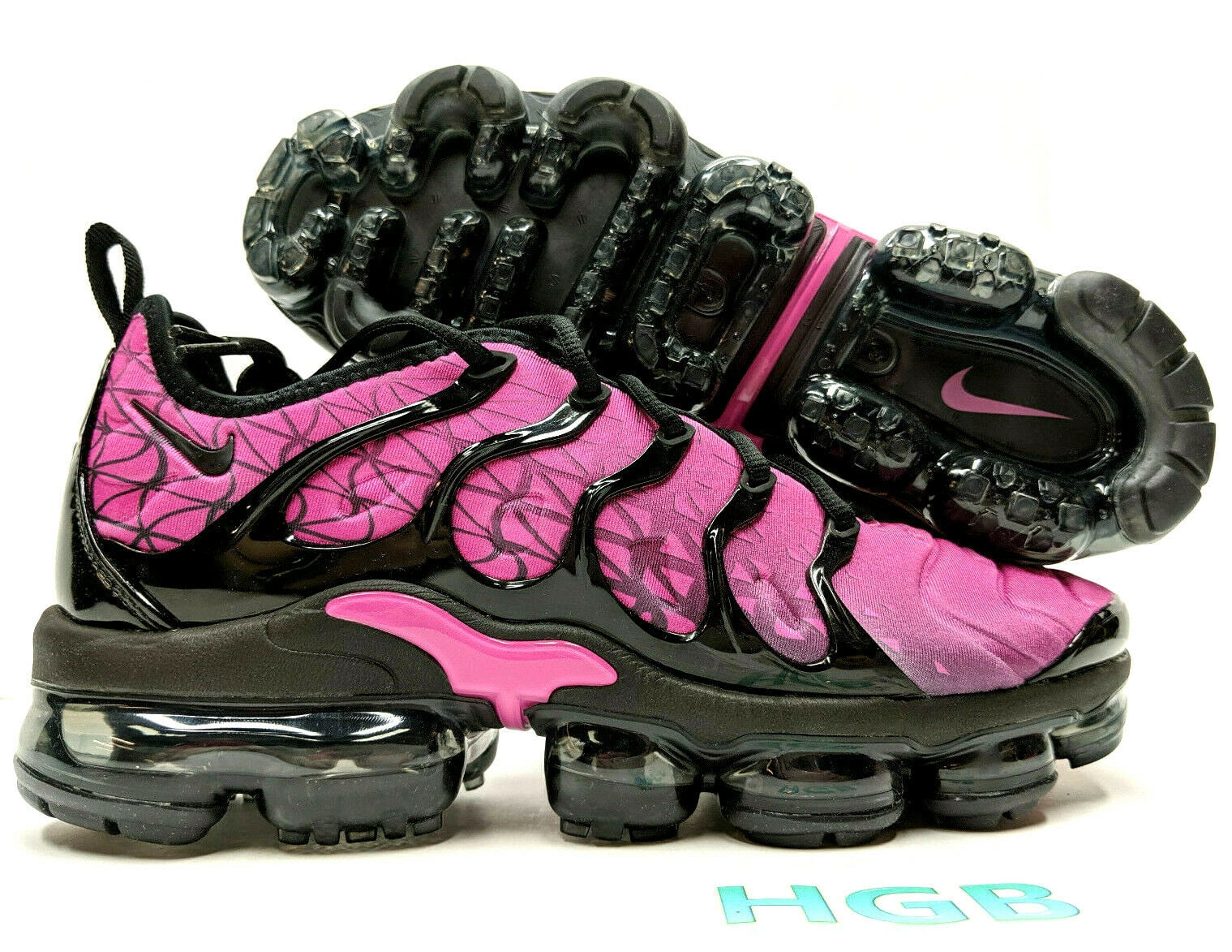 Women's Nike Air Vapormax Plus Pink Blast/Clear Jade-Black