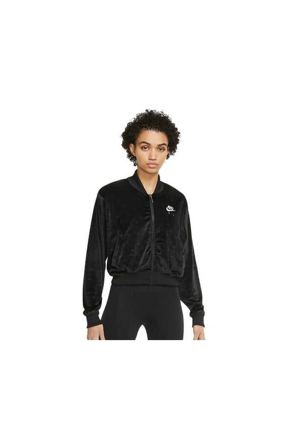 Air Velour Womens Active Sweaters Size M, Color: Black/White