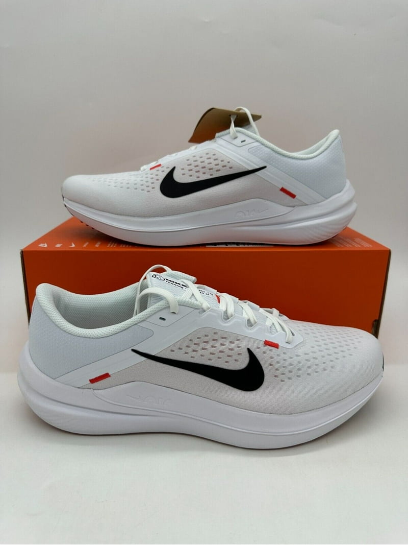 Nike Air Winflo 10 Men's Size 13 White Black Running Athletic