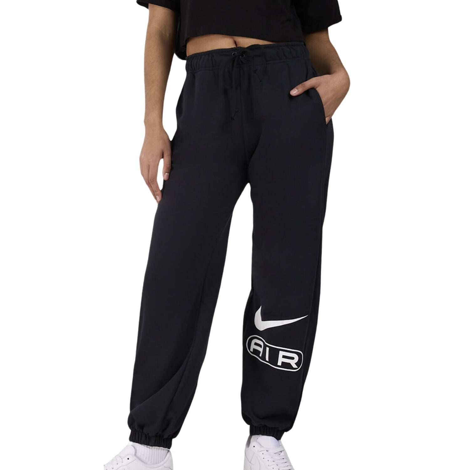Nike Air Women s Mid rise Fleece Joggers Womens Style Fn1902 Walmart
