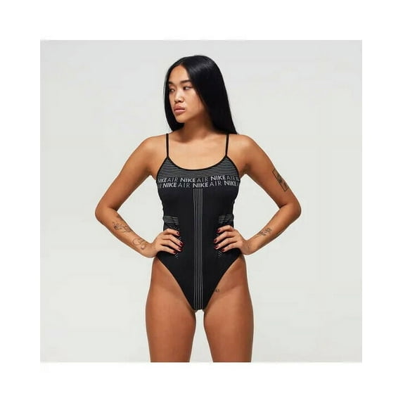 Nike Air Women's Tight Fit Bodysuit Black/White Size XL