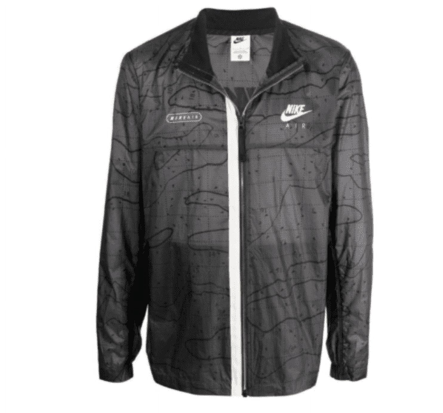 Nike Air Woven Unlined Jacket DN2112-060 MENS Small Black/Wolf Grey ...
