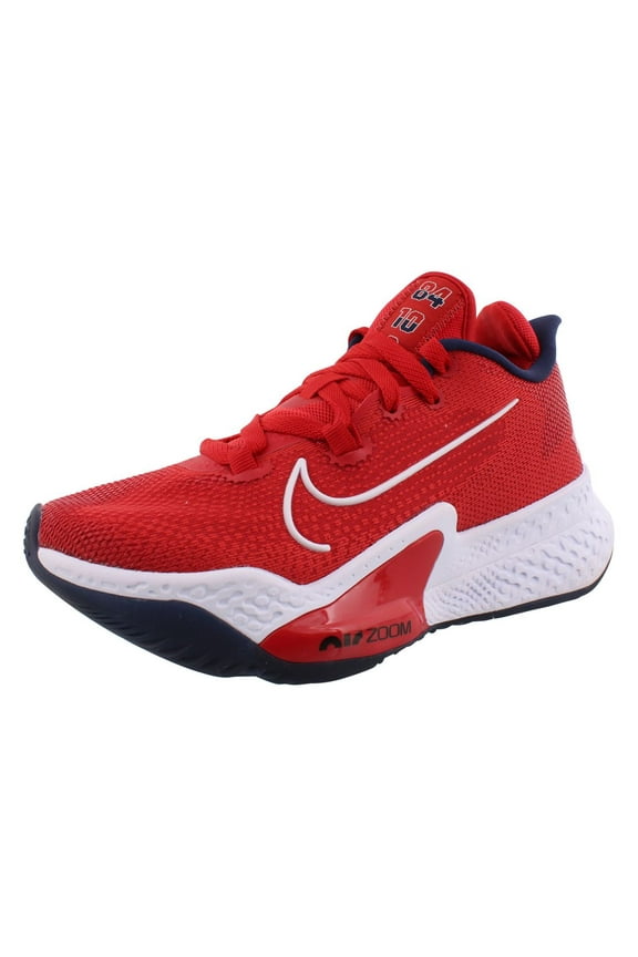 Air Zoom BB Nxt Unisex Shoes Size 4, Color: Sport Red/White/Obsidian