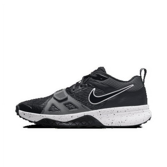 Nike Air Zoom Diamond Elite Turf Men's Baseball Shoes Color: Black/Iron Grey/Volt/White Size: 9.5
