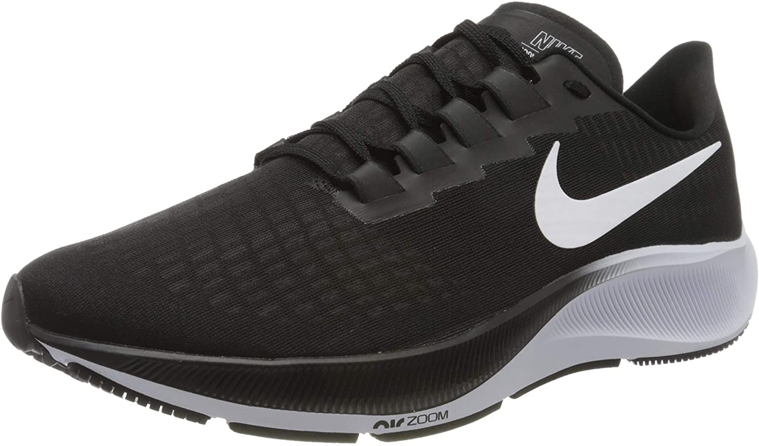 Nike Air Zoom Pegasus 37 Mens Running Casual Shoe Bq9646-002 Size 11.5 Black/White - image 1 of 7