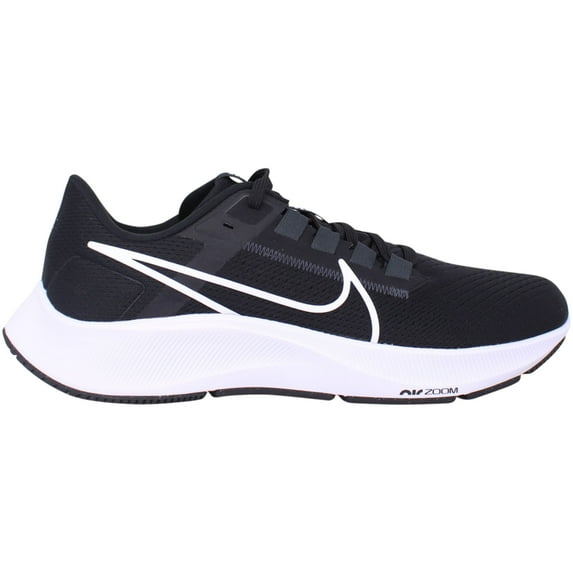 Nike Men's Air Zoom Pegasus 38 Road Running Shoes, CW7356-002 Black/White/Anthracite, 10 US