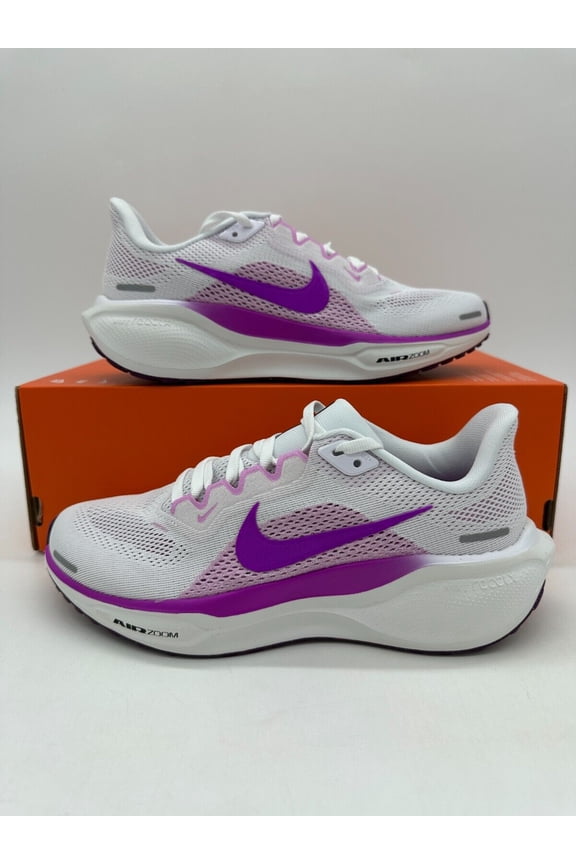 Air Zoom Pegasus 41 Women's Size 6 White Purple Athletic Shoes FD2723 103