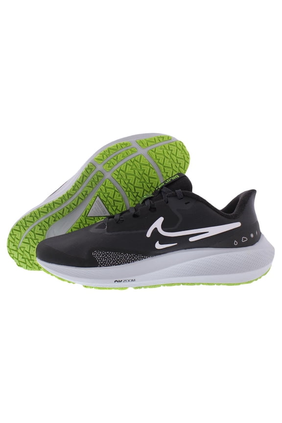 Air Zoom Pegasus Shield Unisex Shoes Size 13, Color: Black/White/Dark Smoke Grey/Volt