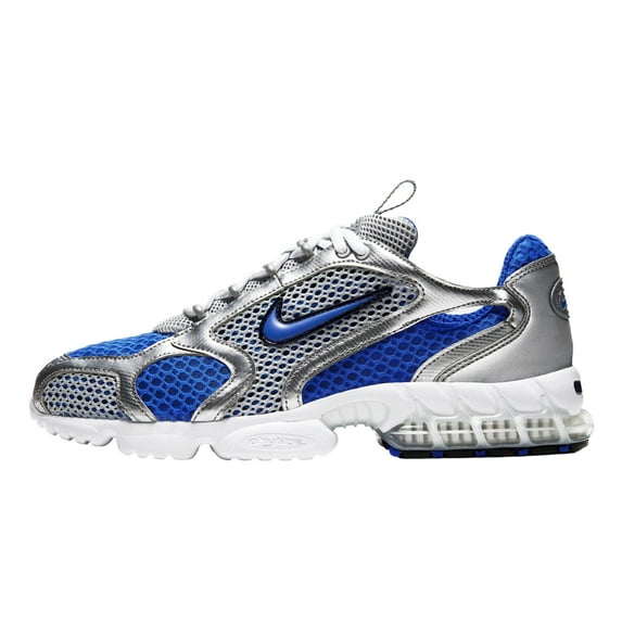 Nike Air Zoom Spiridon Cage 2 Metallic Silver / Varsity Royal CJ1288-002 Men's Size 7.5