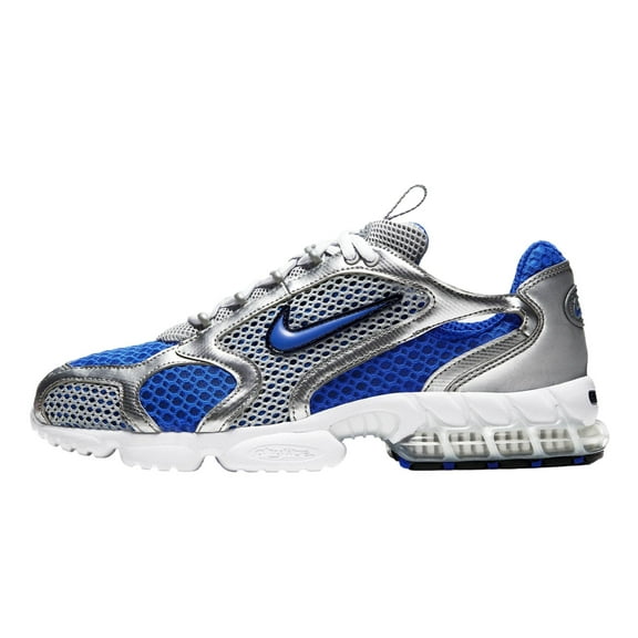 Nike Air Zoom Spiridon Cage 2 Metallic Silver / Varsity Royal  CJ1288-002 Men's Size 8