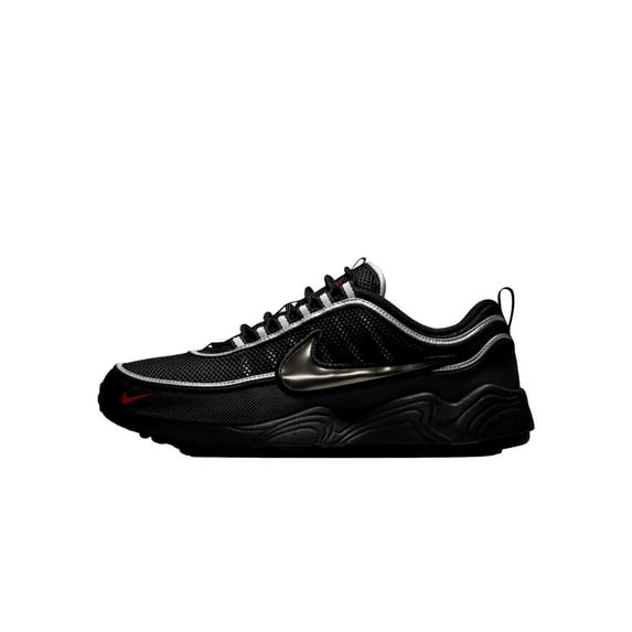 Nike Air Zoom Spiridon SP Black/Black/Metallic Silver-Red HF9117-002 Men's Size 6