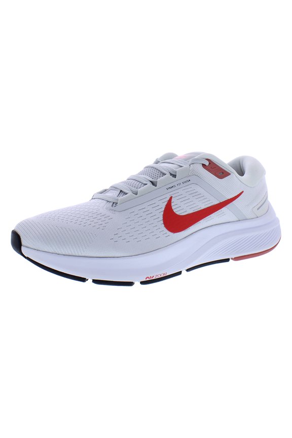 Air Zoom Structure 24 Unisex Shoes Size 13, Color: Photon Dust/Light Crimson