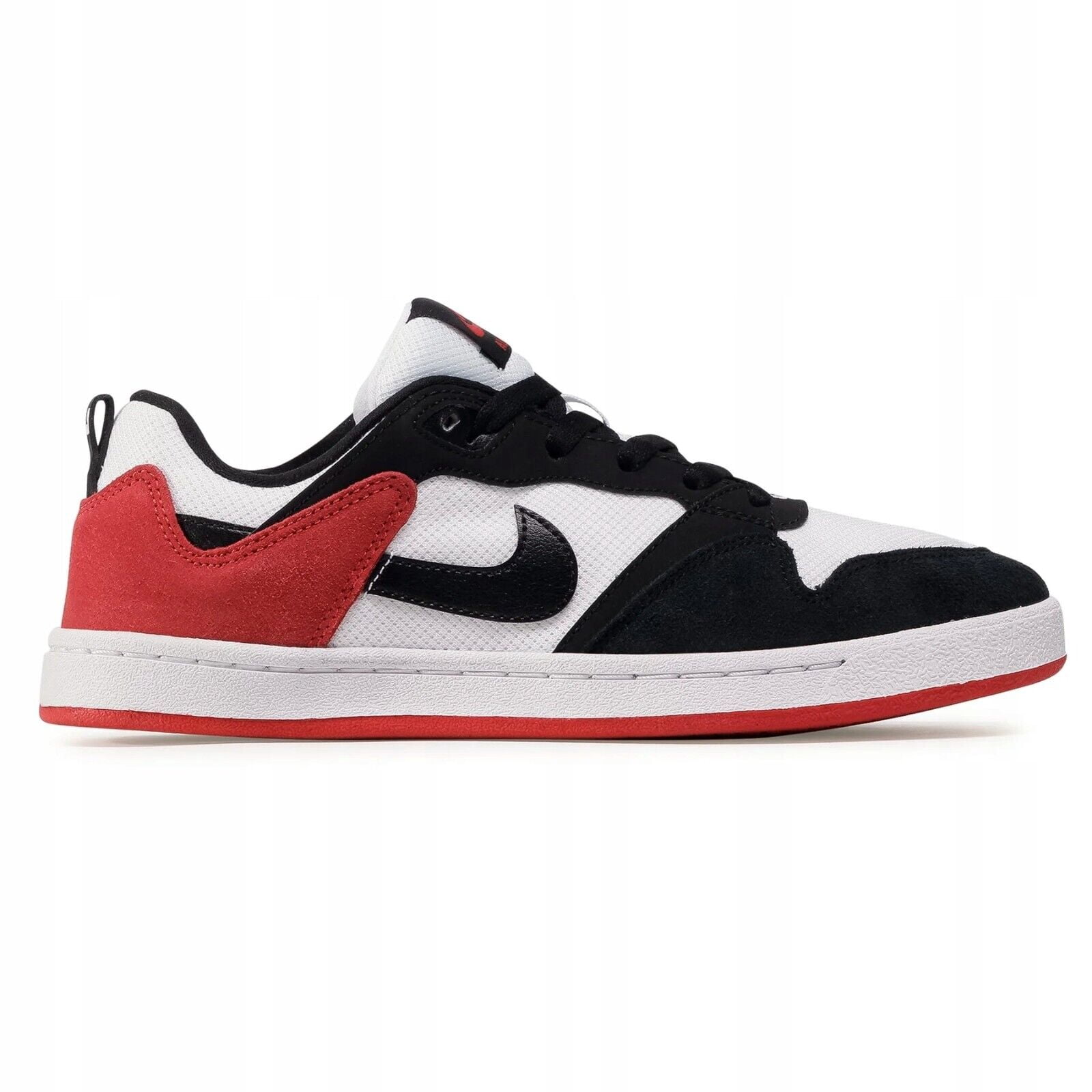 Nike SB Alleyoop Men's Balck/Red Skateboarding Shoes, CJ0882-102 Size 10.5New