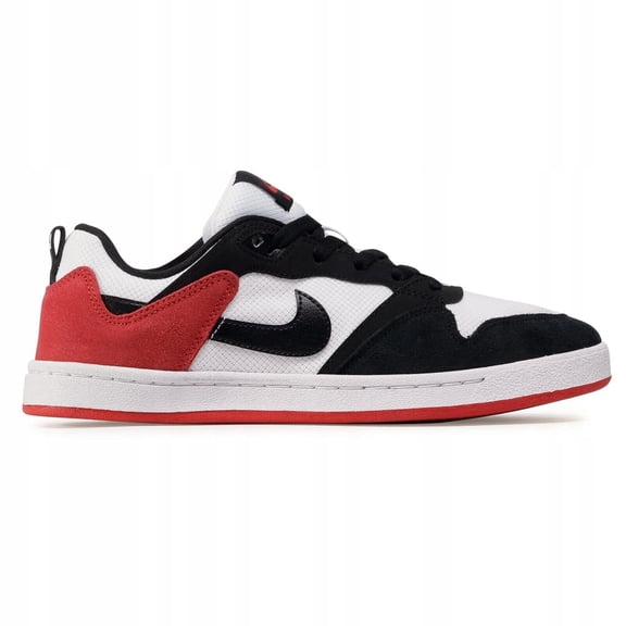 Nike SB Alleyoop Men's Balck/Red Skateboarding Shoes, CJ0882-102 Size 10.5New