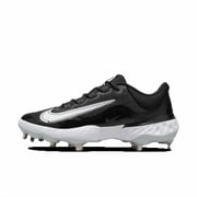 Nike Alpha Huarache Elite 4 Low Black / White - Blue Tint DJ6521-001 Mens Size 7.5