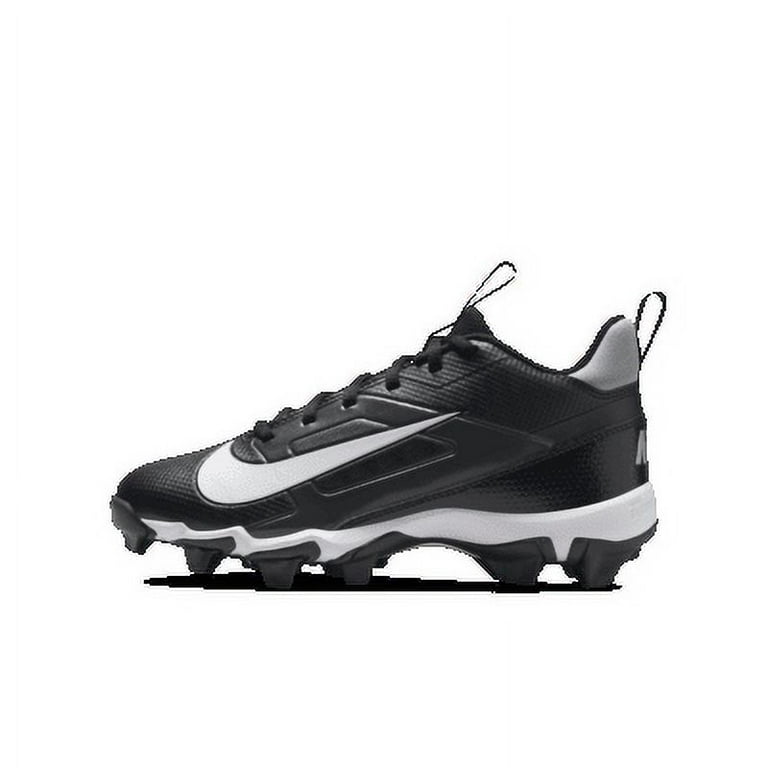 Nike Alpha Menace 4 Shark Big Kids Football Cleats Wide Color Black Light Smoke Grey Metallic Silver White Size 11C Walmart